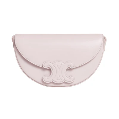 Celine Besace Cuir Triomphe in Smooth Calfskin Light Pink