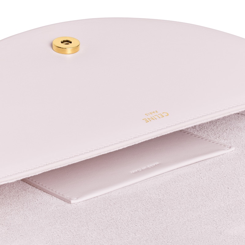 Lookbook 赛琳Besace Cuir Triomphe光滑小牛皮粉色肩包