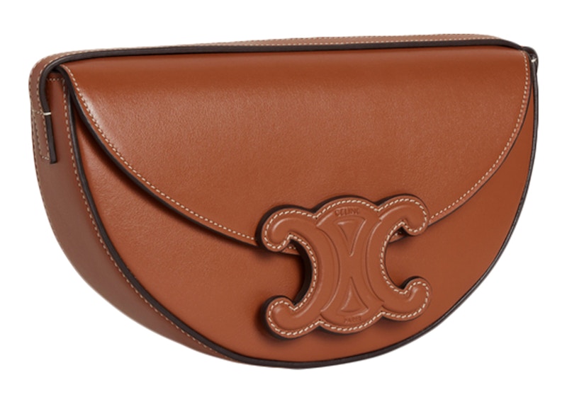 Order 赛琳Triomphe刺绣棕色斜挎包