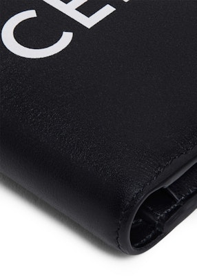 Celine Bifold Celine Print Wallet (4 Slot 2 Note Pockets 2 Flat Pockets) Black White Lookbook Celine Bifold Celine Print Wallet (4 Slot 2 Note Pockets 2 Flat Pockets) Black White