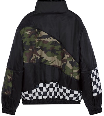 CELINE Black Camo Plaid Zip-Up Loose Fit Jacket. 2W403455O-38NO Lookbook CELINE Black Camo Plaid Zip-Up Loose Fit Jacket. 2W403455O-38NO