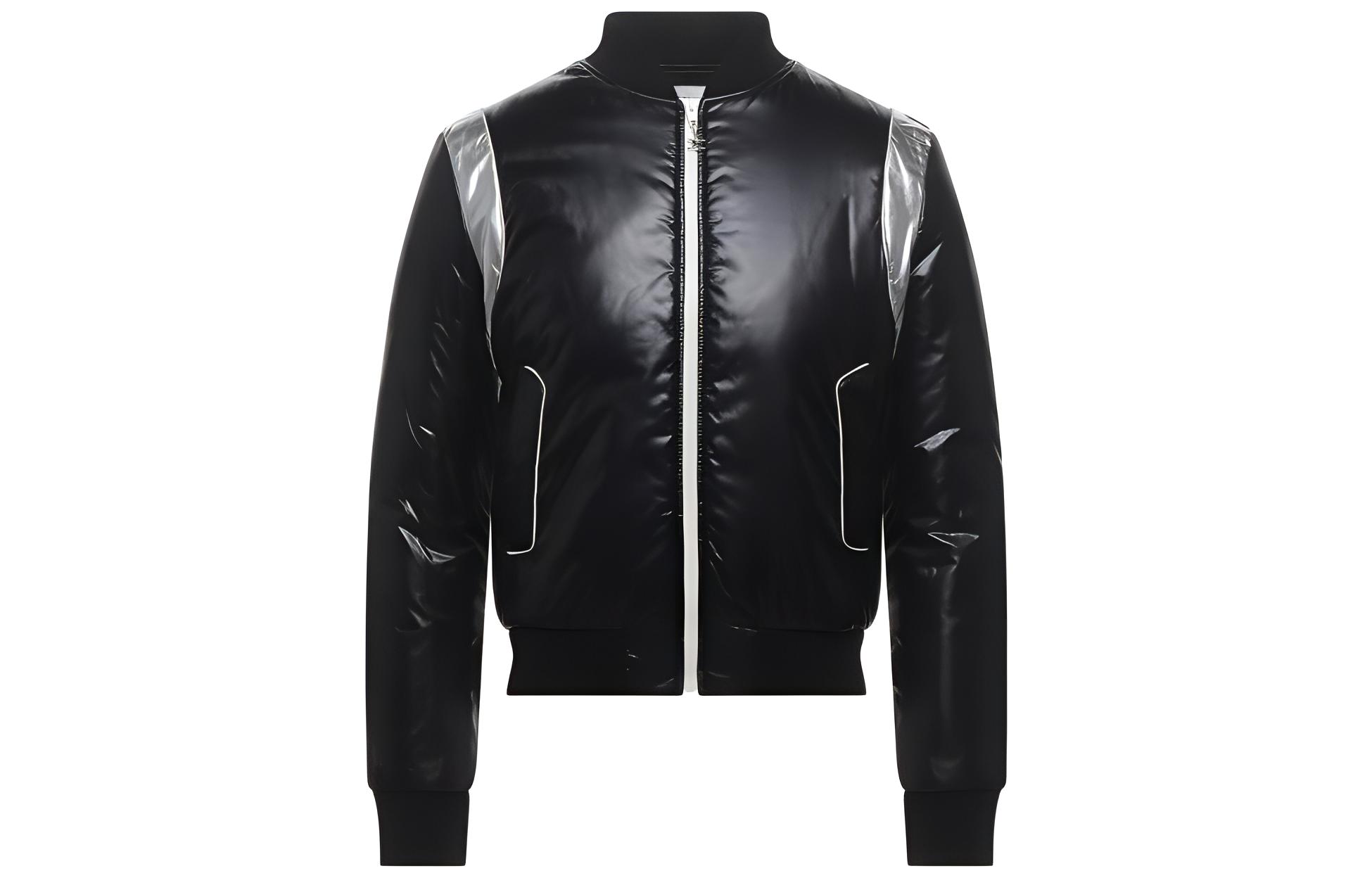 Celine Black Colorblock Zip-Up Jacket Long Sleeve 593L2W23638NS