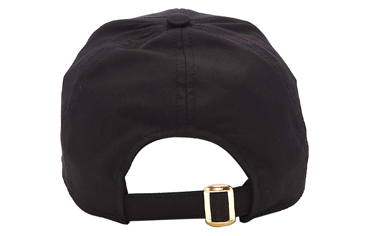 Shop CELINE Black Cotton Baseball Cap with Embroidered Logo Unisex Couple Style 2AUA1242N.38NO