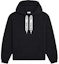 Buy CELINE Black Drawstring Fleece Loose Fit Hoodie Long Sleeve Sweatshirt 2Y468052H-38NO