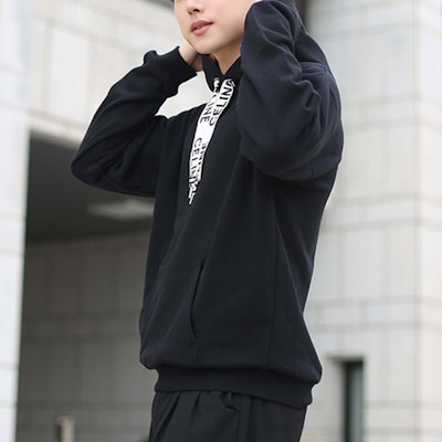 CELINE Black Drawstring Fleece Loose Fit Hoodie Long Sleeve Sweatshirt 2Y468052H-38NO Details for CELINE Black Drawstring Fleece Loose Fit Hoodie Long Sleeve Sweatshirt 2Y468052H-38NO