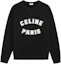 Buy Celine Sweatshirt Hitam Cetakan Huruf Crewneck Pullover 2Y89G670Q-38AW