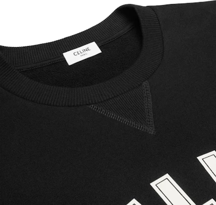 Celine Sweatshirt Hitam Cetakan Huruf Crewneck Pullover 2Y89G670Q-38AW Details for Celine Sweatshirt Hitam Cetakan Huruf Crewneck Pullover 2Y89G670Q-38AW