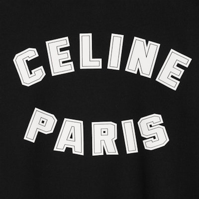 Celine Sweatshirt Hitam Cetakan Huruf Crewneck Pullover 2Y89G670Q-38AW Sizing Celine Sweatshirt Hitam Cetakan Huruf Crewneck Pullover 2Y89G670Q-38AW