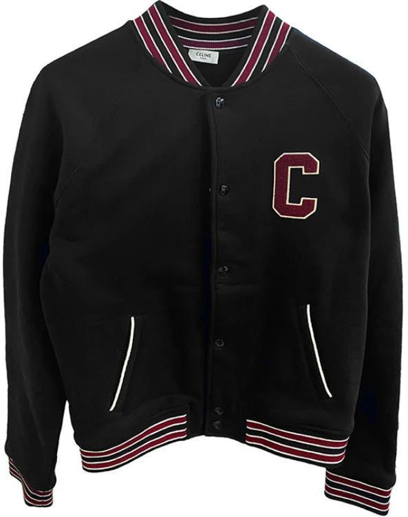 celine-black-letter-print-striped-button-up-long-sleeve-jacket-345-f2-y16-d-38-pf