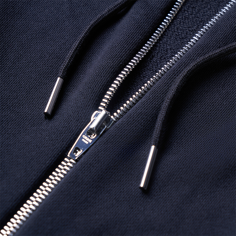 Details for Celine 黑色Logo印花抓毛拉鍊連帽衫 - 寬鬆版型 2Y497052H-38AW