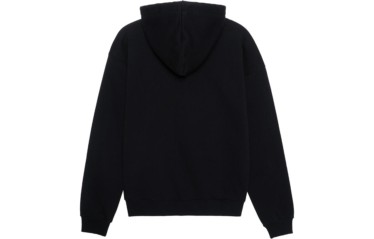 Lookbook Celine Black Long Sleeve Sweatshirt with Solid Logo Print 2Y321670Q-38AW