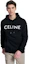 Purchase Celine Black Long Sleeve Sweatshirt with Solid Logo Print 2Y321670Q-38AW