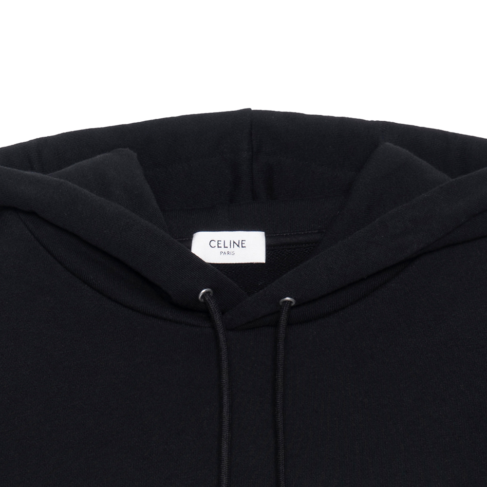 Details for Celine Black Long Sleeve Sweatshirt with Solid Logo Print 2Y321670Q-38AW