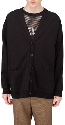 CELINE 黑色单排扣针织毛衣 带标志印花 时尚简约款式 2Y672670Q-38AW Details for CELINE 黑色单排扣针织毛衣 带标志印花 时尚简约款式 2Y672670Q-38AW