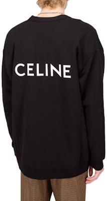 CELINE 黑色单排扣针织毛衣 带标志印花 时尚简约款式 2Y672670Q-38AW Sizing CELINE 黑色单排扣针织毛衣 带标志印花 时尚简约款式 2Y672670Q-38AW