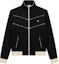Buy CELINE Black Triomphe Logo Zip-Up Colorblock Hoodie 2Y170020J-38NO