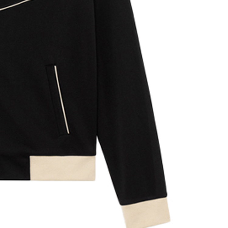 Sizing セリーヌ ブラック トリオンフロゴ ジップアップ カラーブロックフーディー 2Y170020J-38NO