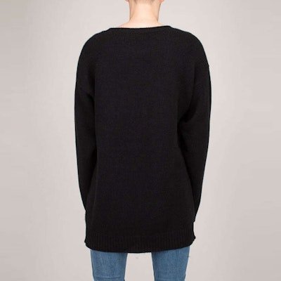 Jersey de Lana Negra CELINE con Patrón de Labios SS21. 2A04L714M-38NO Purchase Jersey de Lana Negra CELINE con Patrón de Labios SS21. 2A04L714M-38NO