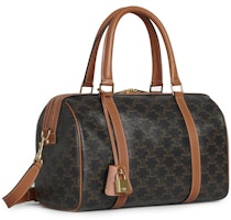 Celine Boston Bag Triomphe Tan Celine Boston Bag Triomphe Tan