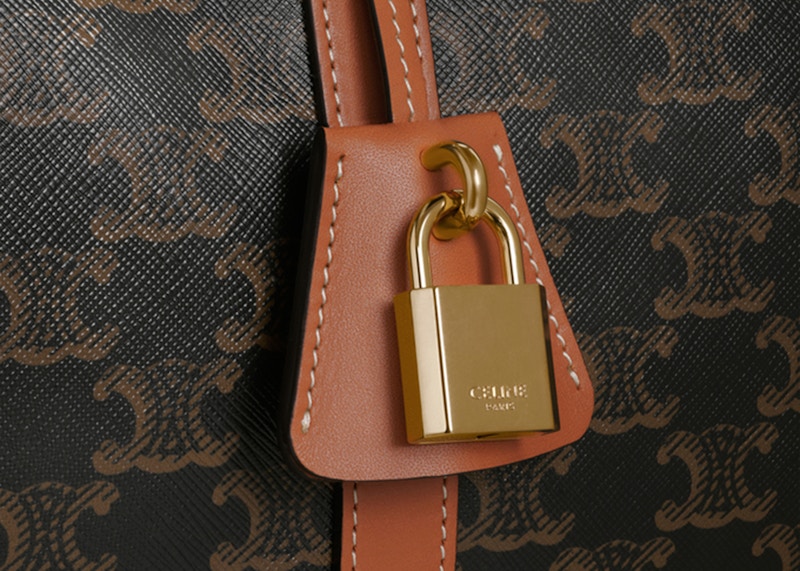 Lookbook 赛琳波士顿包Triomphe棕色