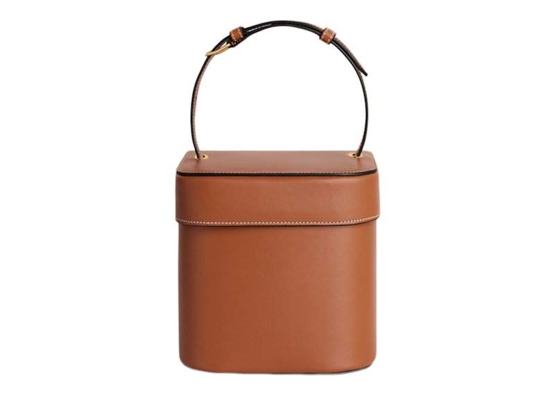 Order 思琳Triomphe刺绣中号棕色Box包