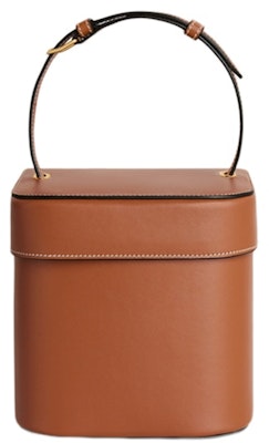 思琳Triomphe刺绣中号棕色Box包 Order 思琳Triomphe刺绣中号棕色Box包