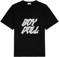 CELINE Boy Doll FW22 Studded Logo Crew Neck Relaxed Fit T-Shirt Black Mens. 2X59C671Q-38AW CELINE Boy Doll FW22 Studded Logo Crew Neck Relaxed Fit T-Shirt Black Mens. 2X59C671Q-38AW