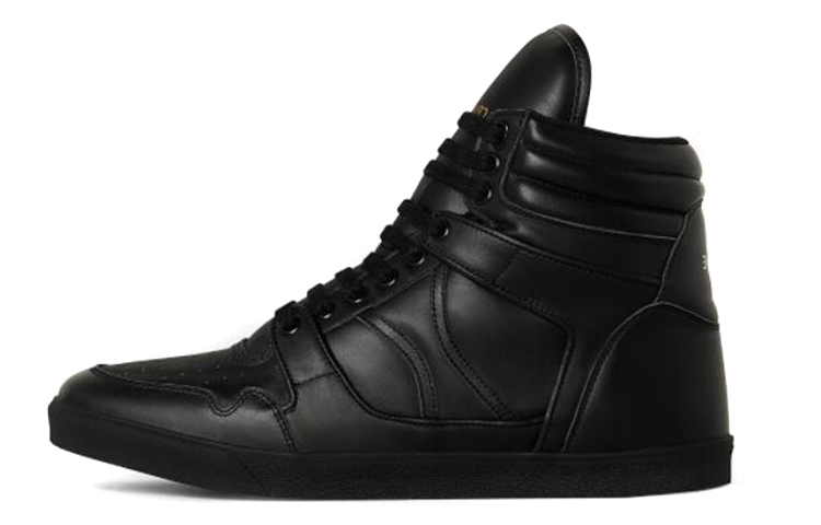 CELINE Break Mid-Top Lace-Up Sneaker 'Black' 337493399C.38NO