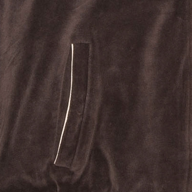 Sizing CELINE 棕色長袖拉鍊外套對比車縫線設計 2Y168679I-19BR