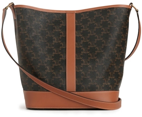 Celine Bucket Bag Medium Triomphe Tan Order Celine Bucket Bag Medium Triomphe Tan