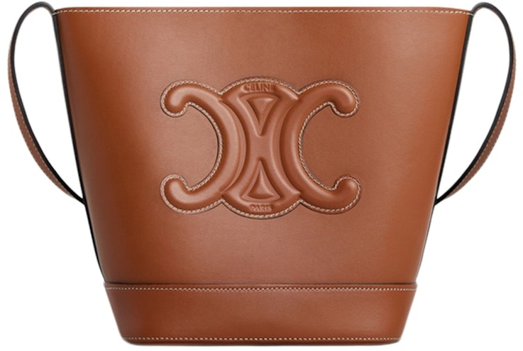 celine-bucket-bag-small-triomphe-embroidery-tan