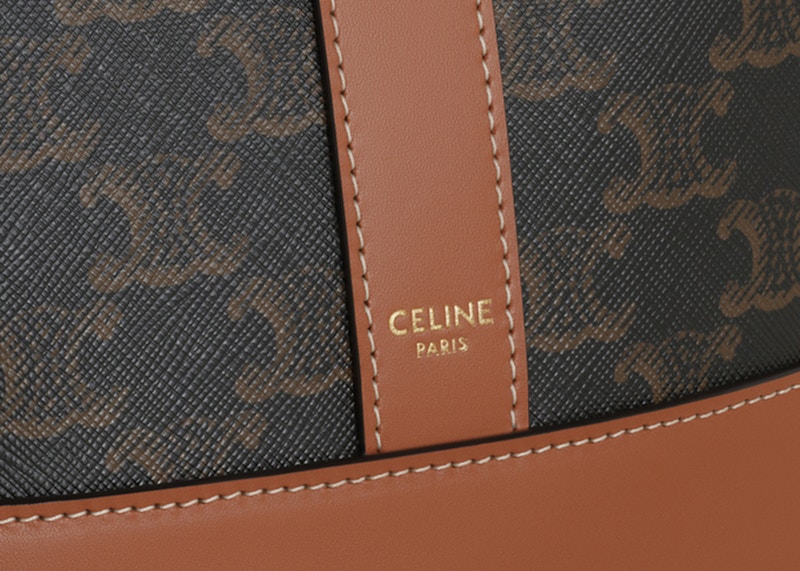 Lookbook 思琳小型Triomphe 棕色水桶包