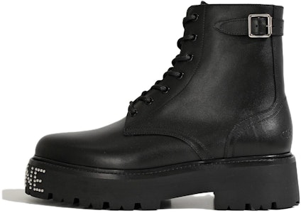 CELINE 牛皮亮黑大底铆钉厚底鞋 345983579C.38NO Buy CELINE 牛皮亮黑大底铆钉厚底鞋 345983579C.38NO