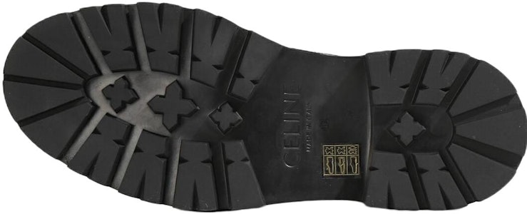 CELINE 牛皮亮黑大底铆钉厚底鞋 345983579C.38NO Shop CELINE 牛皮亮黑大底铆钉厚底鞋 345983579C.38NO