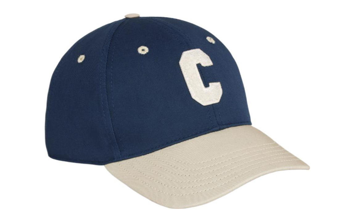 Shop セリーヌ Cロゴ ブルー ベースボールキャップ メンズ用 2AP05969P07BN