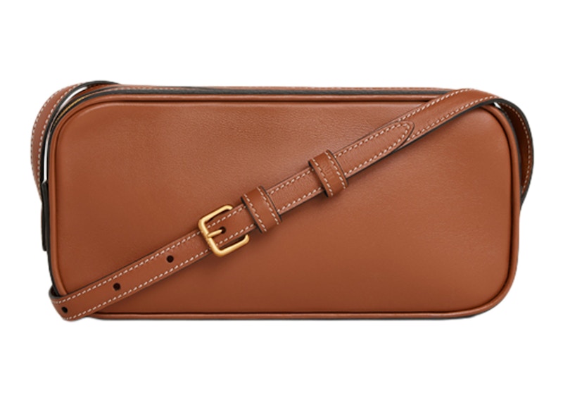 Lookbook 思琳迷你Triomphe刺绣单肩相机包棕色