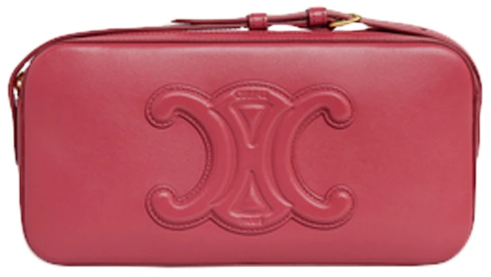 Celine Triomphe 刺繡唇膏色相機肩背包 Buy Celine Triomphe 刺繡唇膏色相機肩背包