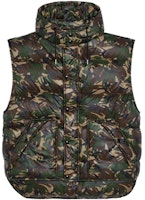 CELINE Camouflage Print Loose Vest Army Green 2W425061O-14ML CELINE Camouflage Print Loose Vest Army Green 2W425061O-14ML