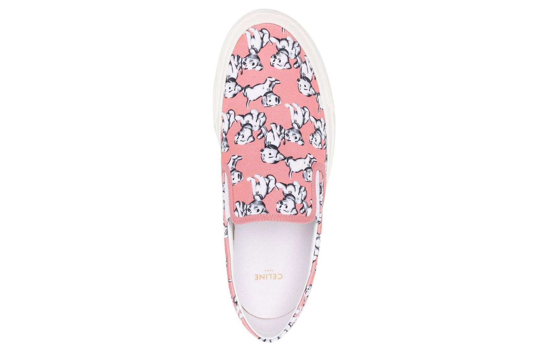 Lookbook CELINE Slip-On Basse Toile Bout Rond ''Rose'' 346932218C.24PH