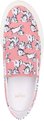 CELINE Slip-On Basse Toile Bout Rond ''Rose'' 346932218C.24PH Lookbook CELINE Slip-On Basse Toile Bout Rond ''Rose'' 346932218C.24PH