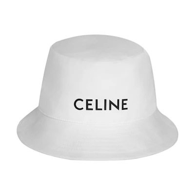 CELINE Casual Logo Cotton Bucket Hat Unisex. 2AU5B123N-01BC