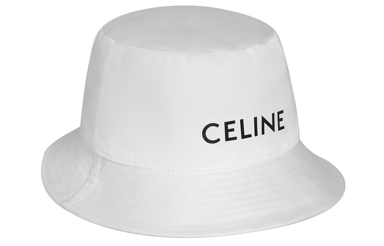 Lookbook CELINE Casual Logo Cotton Bucket Hat Unisex. 2AU5B123N-01BC