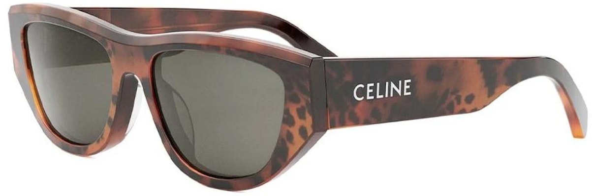 CELINE 男士猫眼醋酸太阳镜 龟壳色搭配标志性镜腿 CL40278U99a Order CELINE 男士猫眼醋酸太阳镜 龟壳色搭配标志性镜腿 CL40278U99a