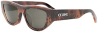 Order CELINE 男士猫眼醋酸太阳镜 龟壳色搭配标志性镜腿 CL40278U99a