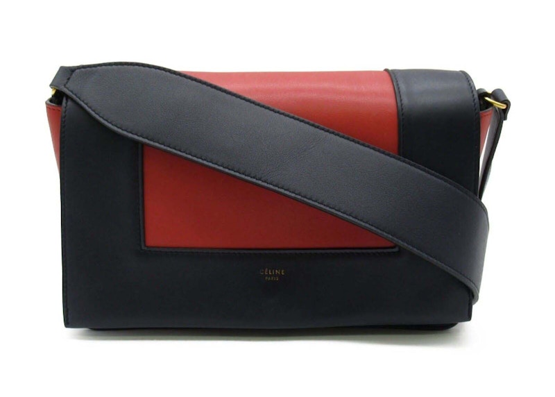 Celine Celine Frame Bag Bag Medium Navy Blue/Red