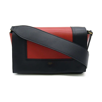 Celine Celine Frame Bag Bag Medium Navy Blue/Red