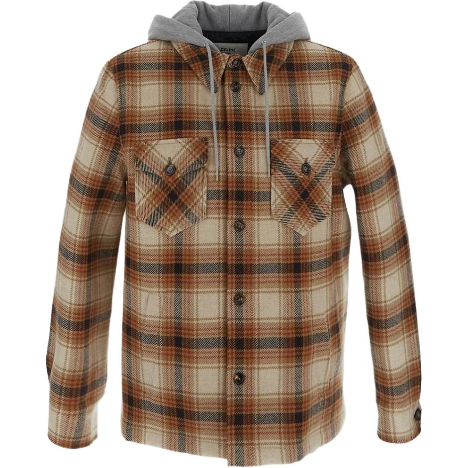 Celine Checkered Letter Pocket Single-Breasted Jacket Multicolor 2W68A089L-19OG