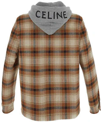 Celine 格紋字母口袋單排扣外套 多色 2W68A089L-19OG Lookbook Celine 格紋字母口袋單排扣外套 多色 2W68A089L-19OG