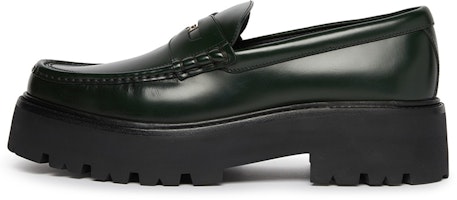 CELINE Chunky Bull Penny Loafers Bottle Green 350103602C.31BT CELINE Chunky Bull Penny Loafers Bottle Green 350103602C.31BT