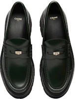 Lookbook CELINE Mocasines Chunky Bull Penny Verde Botella 350103602C.31BT
